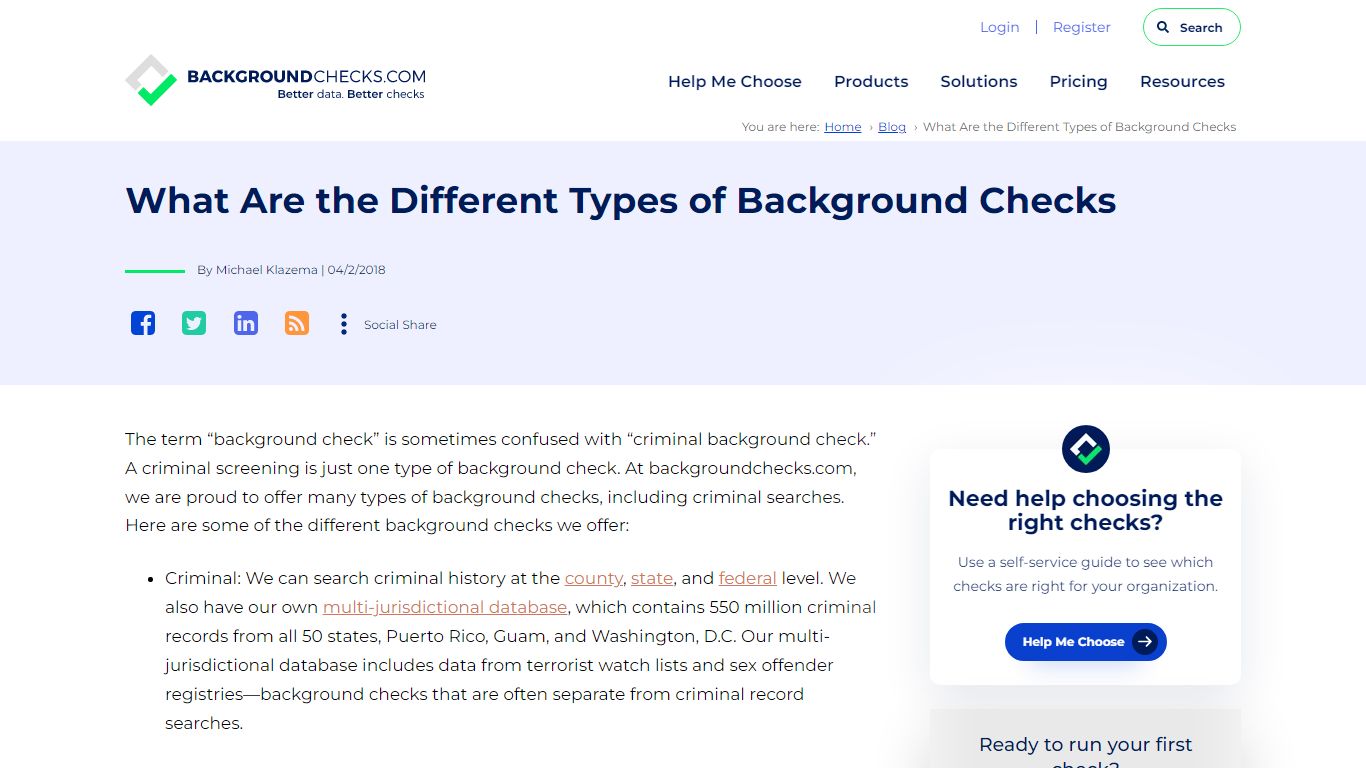 What Are the Different Types of Background Checks